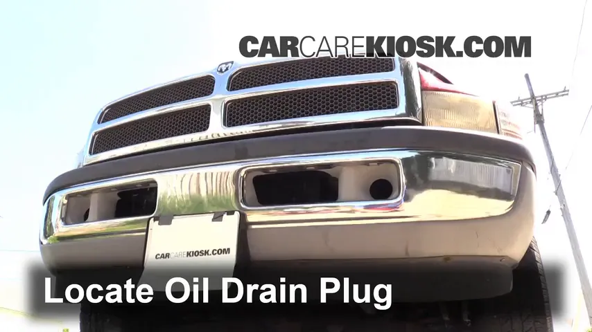 1995 Dodge Ram 1500 5.2L V8 Standard Cab Pickup Oil Change Oil and Oil Filter